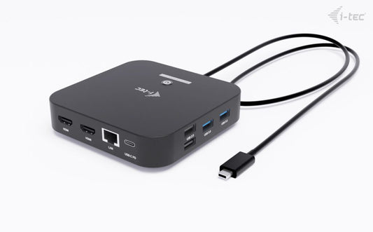 I-TEC USB-C DUAL HDMI DOCKING STATION WITH 100 W POWER DELIVERY