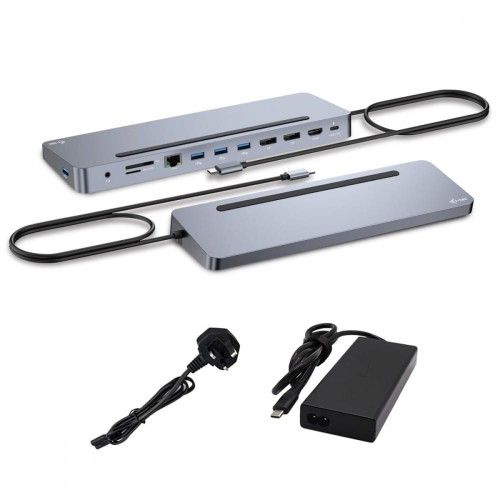 I-TEC DOCKING STATION USB-C METAL ERGONO DISPLAY WITH POWER DELIVERY 100W+ I-TEC UNIVERSAL CHARGE 100W