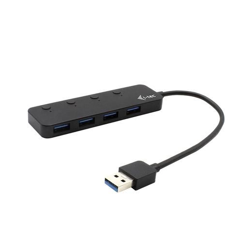 I-TEC HUB 4 USB 3.0 METAL PORTS, ON/OFF INDIVIDUAL SWITCHES