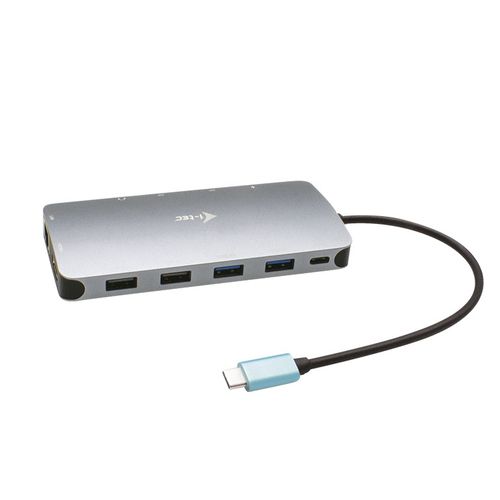 I-TEC NANO USB-C DOCKING STATION WITH 3 DISPLAYS, POWER DELIVERY 100W, METAL COVERING