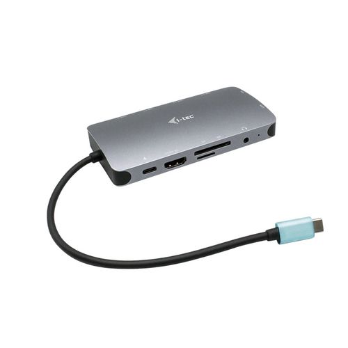I-TEC NANO DOCKING STATION USB-C HDMI-VGA WITH LAN PORT, POWER DELIVERY 100W, METAL COVERING