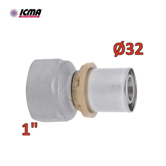 ICMA 401 - Raccordo a pressare 1''x32 SEMPITER® diritto femmina