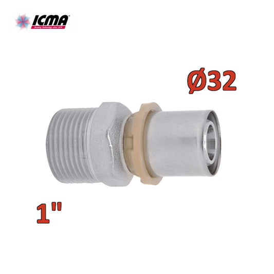 ICMA 402 - 1''x32 SEMPITER® straight male press fitting