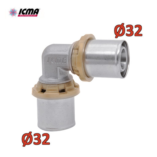 ICMA 403 - 32x32 SEMPITER® double curved press fitting
