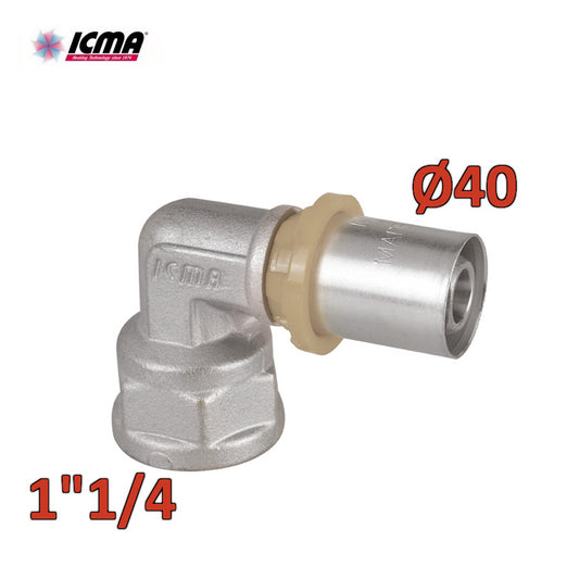 ICMA 405 - Female elbow bend 1''1/4 x 32 SEMPITER® press fitting
