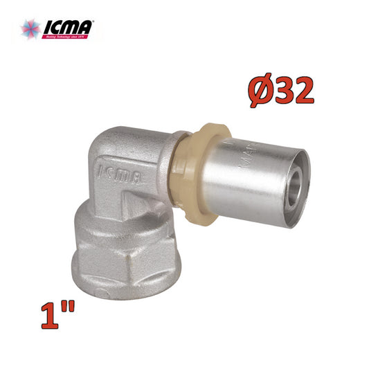 ICMA 405 - 1'' x 32 SEMPITER® female elbow press fitting