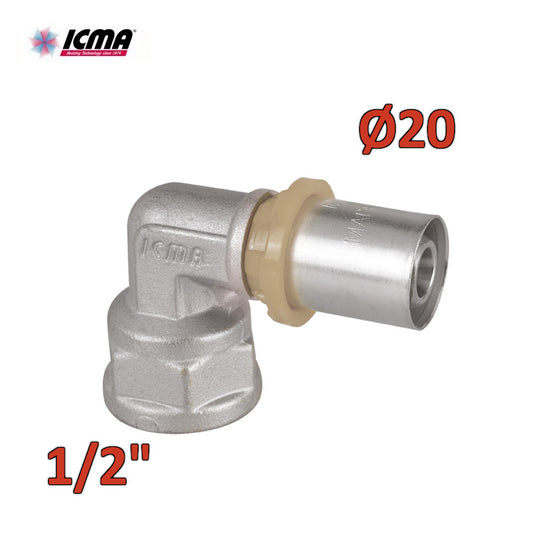 ICMA 405 - 1/2'' 20 SEMPITER® curved female press fitting