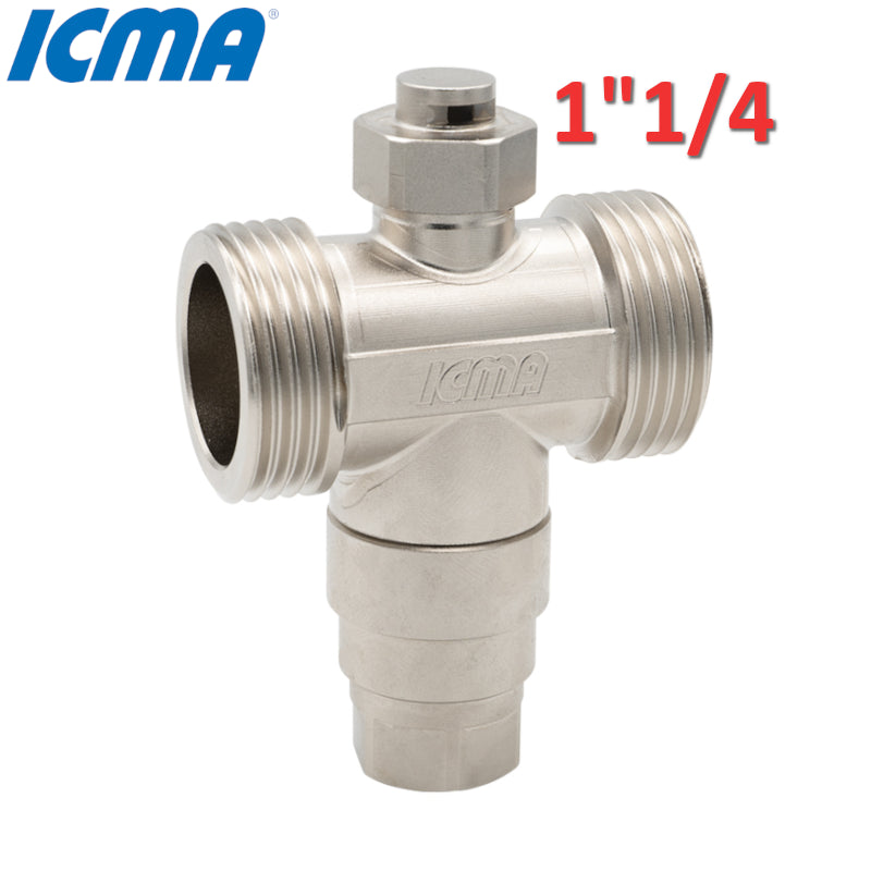 ICMA 609 - 1''1/4 heat pump antifreeze valve with threaded connections