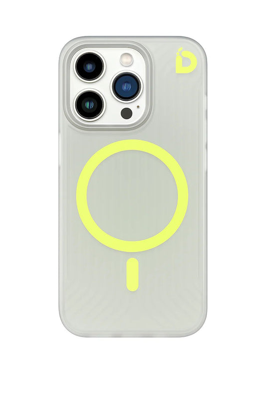 IDUDE TANK COVER MAGSAFE NEON IPHONE 16 YELLOW