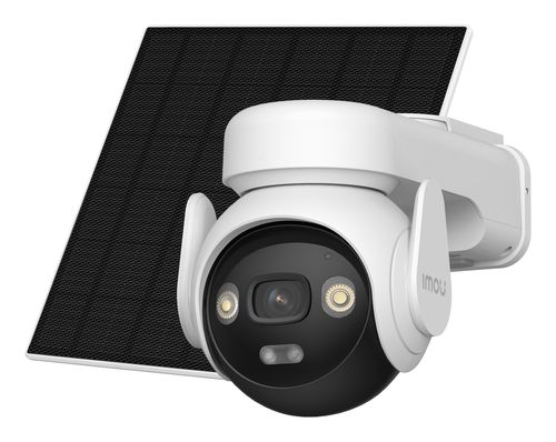 IMOU AOV PT 4G/WI-FI BATTERY-POWERED 3K MOTORIZED PTZ CAMERA, IP66, SIREN AND BLUE/RED SPOTLIGHTS