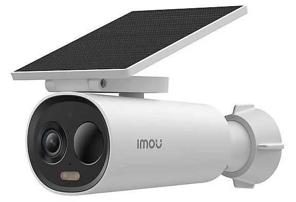 IMOU CELL 3C RECHARGEABLE 2K (3MP) INDOOR/OUTDOOR CAMERA WITH SOLAR PANEL AND 64GB SD