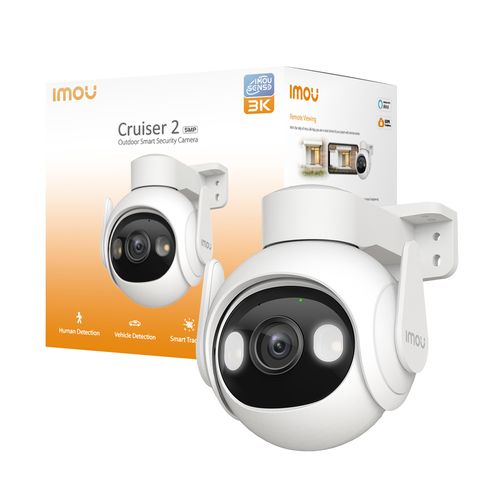 IMOU CRUISER 2 3K MOTORIZED OUTDOOR CAMERA 5MP FULL COLOR, WI-FI 6, SIREN, SPOTLIGHT