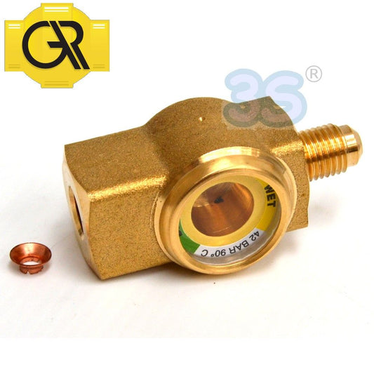 Indicatore di liquido e umidità 1/4'' sae maschio femmina Gar SPU-2MF