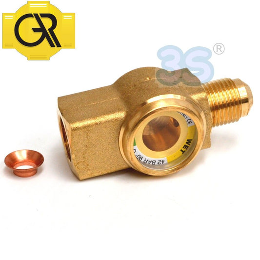 Indicatore di liquido e umidità 3/8'' sae maschio-femmina GAR SPU-3MF