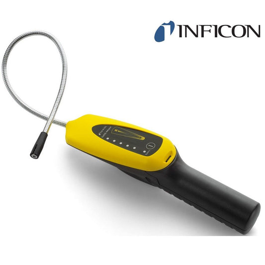 INFICON GAS-Mate leak detector for R600A, R290, and methane/LPG fuels.