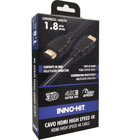 INNOHIT HDMI CABLE 4K HDR HIGH SPEED 60HZ 1.8 MT
