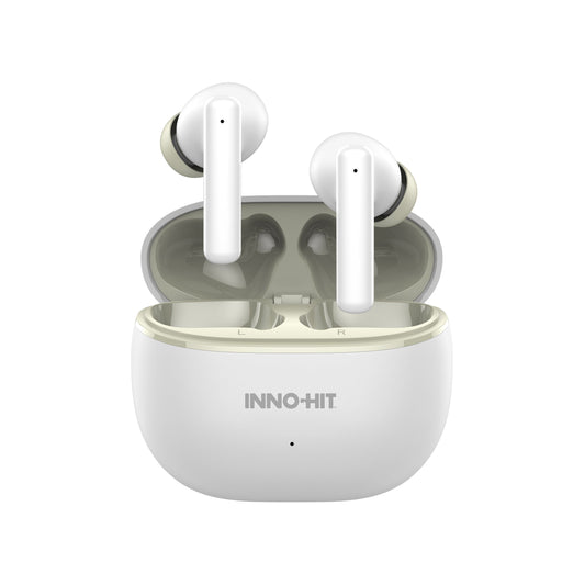 INNOHIT SMARTPOD HEADPHONES WITH ENC ANC SMART TOUCH AND GAME MODE WHITE