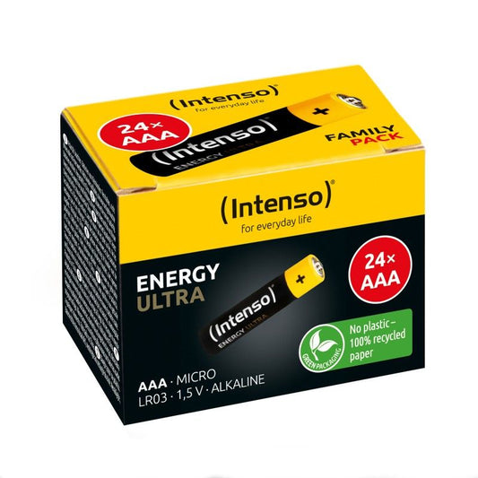 INTENSO ALKALINE BATTERIES ENERGY ULTRA AAA LR03 24PCS PAPER BOX
