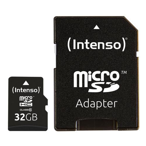 INTENSO MICRO SDHC 32GB CLASS 10 + SD ADAPTER