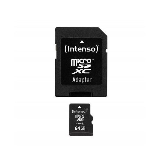 INTENSO MICRO SDHC 64GB CLASS 10 + SD ADAPTER