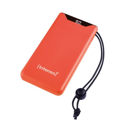 INTENSO POWER BANK F10000, PD, QUALCOMM QUICK CHARGE 3.0, DIGITAL PERCENTAGE DISPLAY, ORANGE
