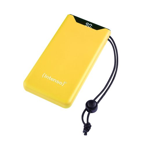 INTENSO POWER BANK F10000, PD, QUALCOMM QUICK CHARGE 3.0, DIGITAL PERCENTAGE DISPLAY, YELLOW