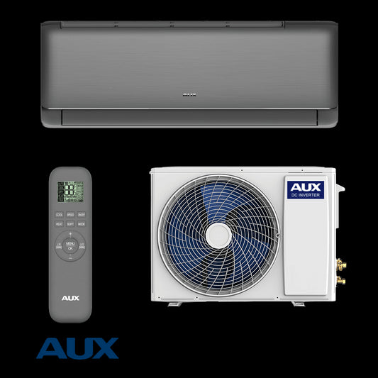 Inverter Air conditioner AUX New-Q ASW-H12C5A4/QFR3DI-C0 - black