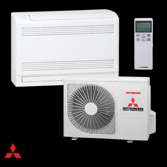 Inverter Air conditioner Mitsubishi Heavy Industries SRF35ZS-W + SRC35ZS-W Floor standing