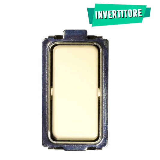 Invertitore Unipolare 10A Avorio compatibile con Bticino Magic - Feb Elettrica