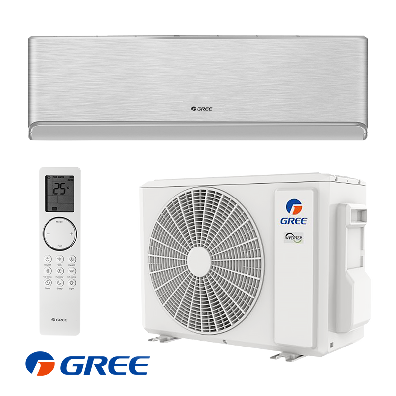 Inverter Air conditioner Gree Airy GWH24AVEXF-K6DNA1A - silver