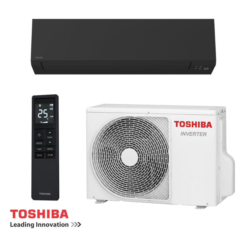 Inverter Air conditioner Toshiba Shorai Edge RAS-B13G3KVSGB-E + RAS-13J2AVSG-E1 - black