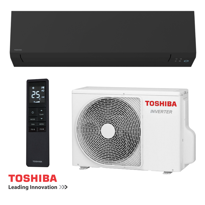 Inverter Air conditioner Toshiba Shorai Edge RAS-B22G3KVSGB-E + RAS-22J2AVSG-E1 - black