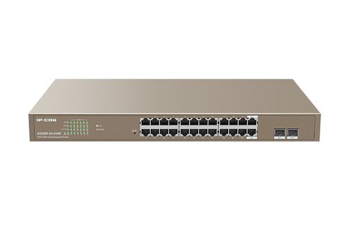 IP-COM SWITCH POE CLOUD MANAGED 24GE+2SFP