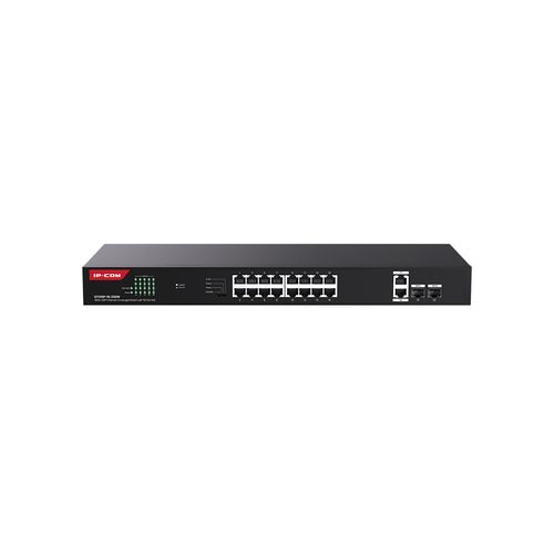 IP-COM SWITCH POE UNMANAGED, 20 PORTS, 16 POE