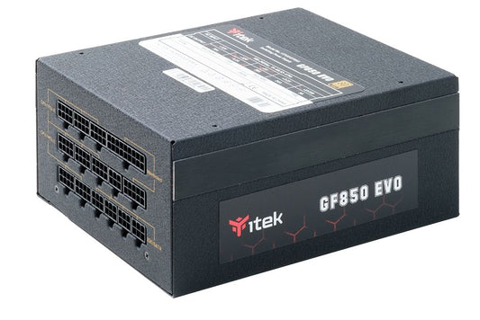 ITEK 850W POWER SUPPLY, 80PLUS GOLD, ATX 3.1, FDB FAN, JAPANESE COND, MODULAR