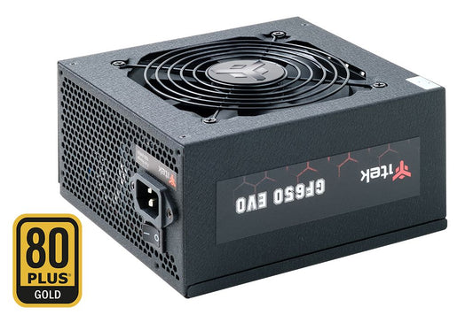 ITEK GF650 EVO POWER SUPPLY - 650W, 80PLUS GOLD, 12CM FDB FAN, MODULAR