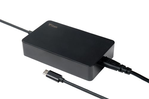 ITEK UNIVERSAL POWER SUPPLY FOR USB-C DEVICES - 90W, SILM DESIGN