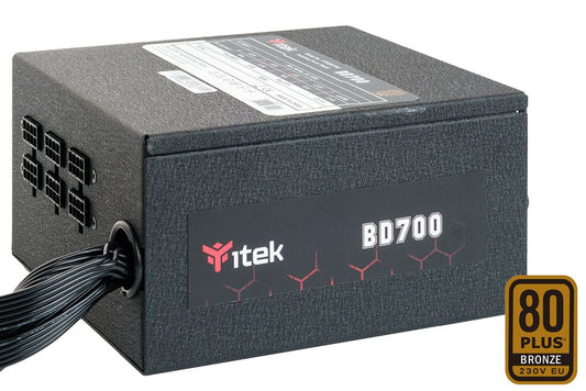 itek BD700 computer power supply 700 W 24-pin ATX ATX Black