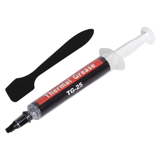 ITEK THERMAL PASTE TG-25 - 2G SYRINGE WITH SPATULA, GRAY