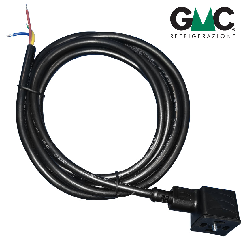 JB200 - Connettore bobina con cavo 200 cm - per valvola NC normalmente chiusa