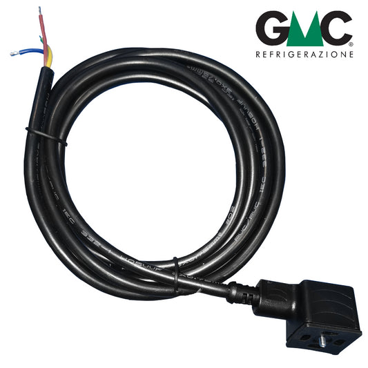 JB200 - Connettore bobina con cavo 200 cm - per valvola NC normalmente chiusa