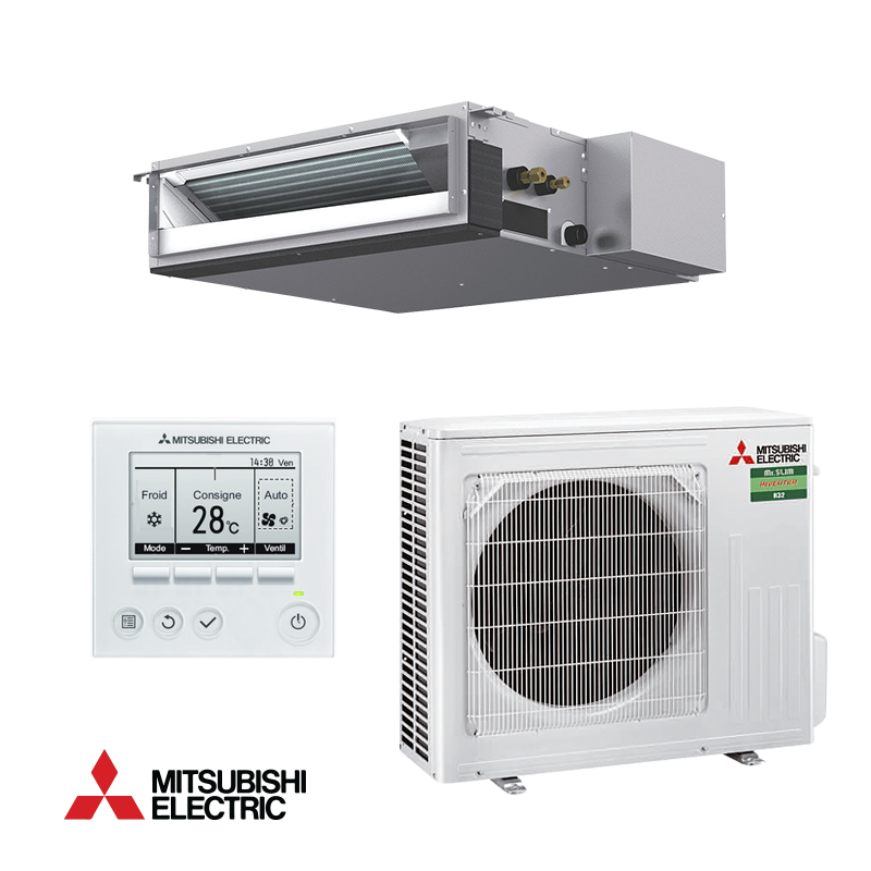Duct Air conditioner Mitsubishi Electric SEZ-M50DA + SUZ-M50VA