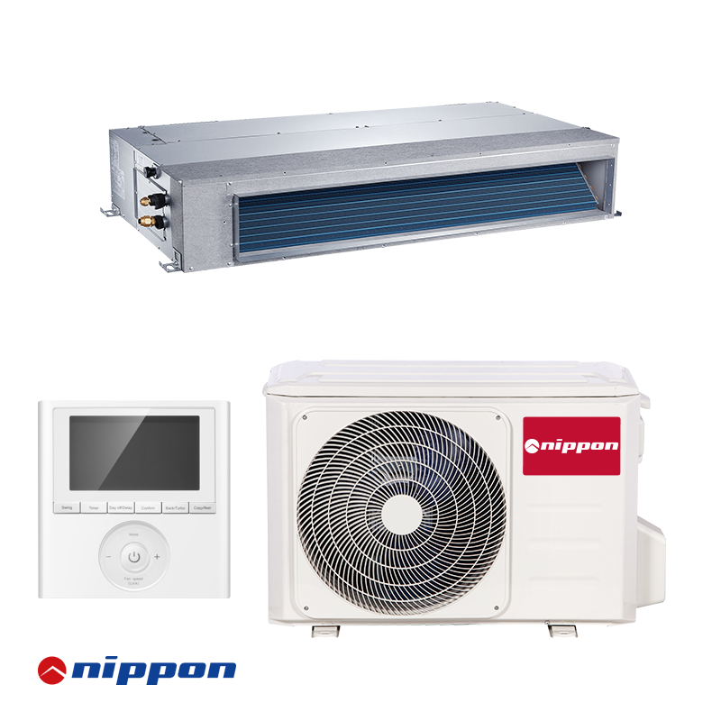 Duct Air conditioner Nippon NTIU-12HWFNX-Q + NOB30U-12HFN8-Q