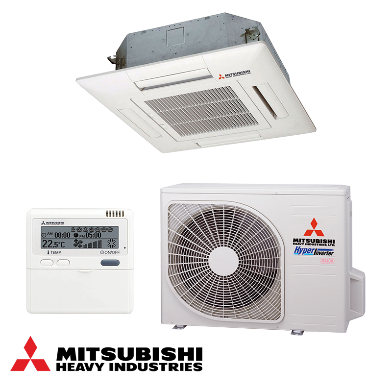 Cassette Air conditioner Mitsubishi Heavy Industries FDTC25VH + SRC25ZS-W