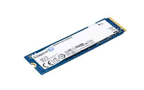 KINGSTON INTERNAL SSD NV3 NVM 1TB M.2 PCIe 4.0 R/W 3500/2100