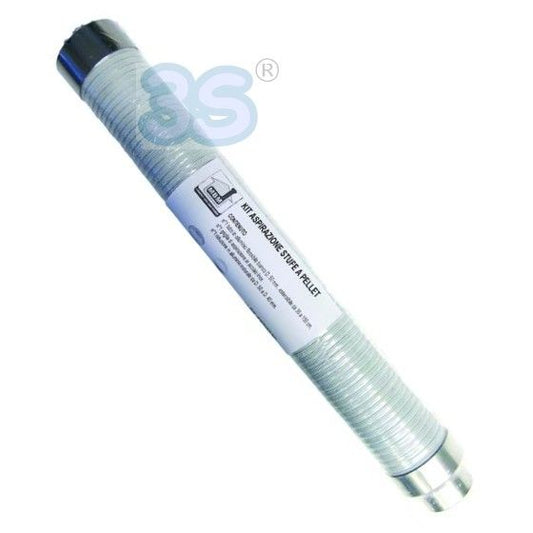 Pellet stove extraction kit - 45-150 cm extendable hose