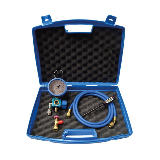 Basic refrigeration kit for air conditioning pressure diagnosis with R32 / R410A gas