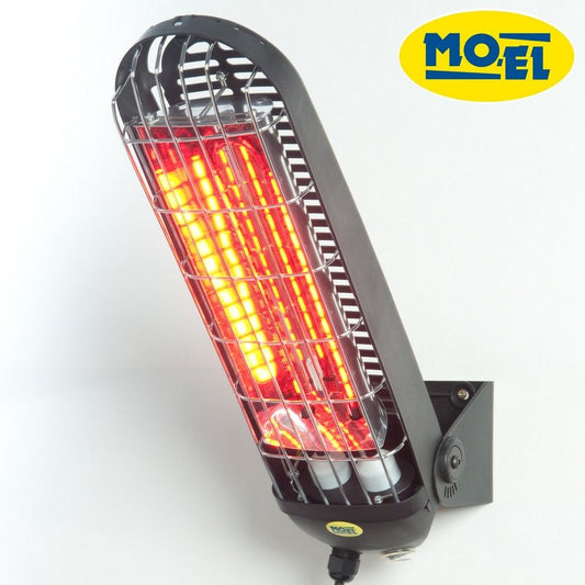 Lampada riscaldatore elettrico a raggi infrarossi pensile - LUCCIOLA MO-EL 800 W