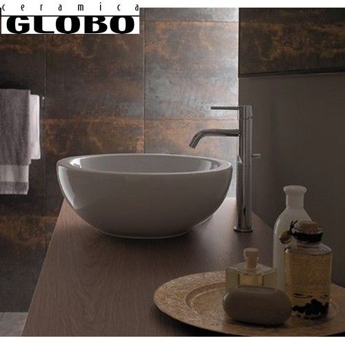 Lavabo Ø 42 cm d'appoggio rotondo FORTY3 Ceramica Globo
