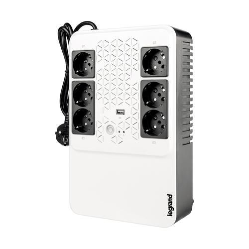 LEGRAND UPS KEOR MULTIPLUG 800VA 480W 6 SOCKETS SHUKO/IT